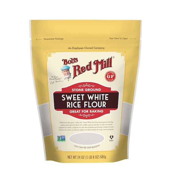 Bob's Red Mill Sweet White Rice Flour 24 oz. Pouches, PK4